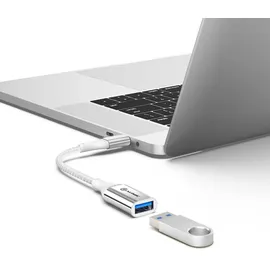 Alogic Super Ultra - USB-Adapter - 24 pin USB-C m, USB 3.2 Gen 1 (3.1 Gen 1) 0,15 C USB A Silber