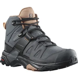 Salomon X Ultra 4 Mid GTX Damen Ebony/Mocha Mousse/Almond Cream 41 1/3