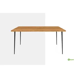 byoak Esstisch KULA 80 x 180 aus Massivholz, Naturgeölt - Naturbelassen