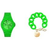 Ice Generation - Flashy green - Medium - 3H + Jewellery - Chain bracelet - Flashy green - Gold