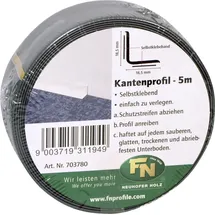 FN Neuhofer Knickwinkelleiste 500 cm 18,5 x 18,5 mm grau