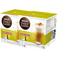 Nescafé DOLCE GUSTO Cappuccino light, 2er Pack, 2 x 16 KAPSELN (16 Portionen)