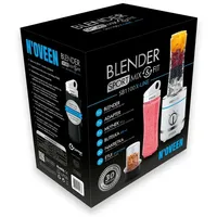 N'OVEEN Mixer Smoothie Maker, High Performance Mixer 300 W
