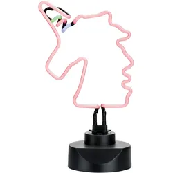 MARKSLÖJD Texas Neon Stehlampe  37cm EINHORN