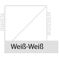 Meeth Kunststofffenster 130 x 95 cm 2-flg. Dreh/Dreh-Kipp Stulppfosten weiß