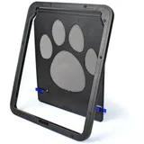 Haustiertür Katze Mikrochip Haustiertür Tür für große Hunde Haustiertür für Fliegengittertür 4-Wege-Schloss