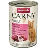 Sparpaket animonda Carny Adult 24 x 400 g - Rind, Pute & Shrimps