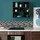 Relaxdays Fliesenaufkleber 10er Set Steinoptik 31 x 31 cm mehrfarbig