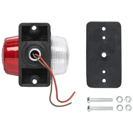 PRO PLUS Umrissleuchte 67 x 78 mm Rot/Weiß flach