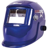 TECHNOLIT® Schweißhelm Technolit Schweisser-Schutzhelm Techno Star Blau, Automatikschirm