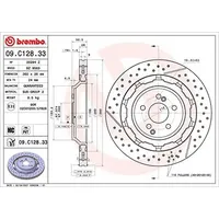 Brembo Bremsscheibe 09.C128.33