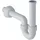Geberit Rohrbogengeruchsverschluss für Waschbecken und Bidet, Abgang horizontal PP, weiß