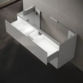 Keuco Waschtischunterschrank 2 Auszüge 140 x 70 x 53,5 cm Eiche Hell