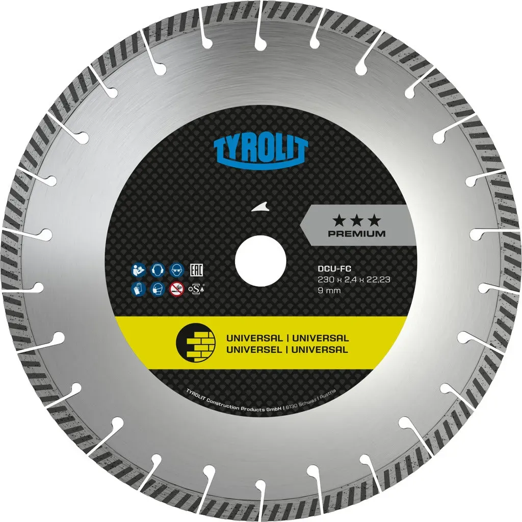 Trockenschnitt-Sägeblatt Premium*** DCU-FASTCUT -  125 / 2