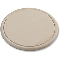 KESPER Ø 25 cm Fleischteller 61443-71 aus Birke natur/Holzteller/Pizzateller/Schneidebrett