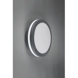 Trio LED-Außendeckenleuchte Piave Kunststoff Grau Anthrazit