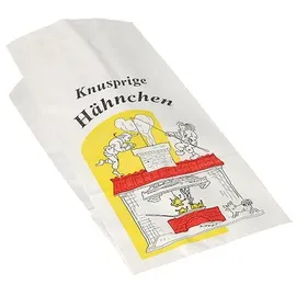 Papstar Starpak 100 Hähnchenbeutel, Papier mit Alu-Einlage,