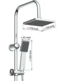 Eisl EASY ENERGY Überkopfbrause-Set,