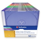 Verbatim Empty Slim Jewel Case 50 Pack Multi Colour