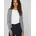 Viril SHORT L/S KNIT Cardigan-noos Strickjacke Medium Grey Melange S S