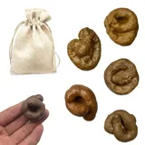 WUSJCOF 5 pcs Fake Kacke Scherzartikel Tricky Toys Prank Requisiten mit Drawstring Tasche für Halloween und April Fools (Ganz Große Kacke)