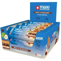 Maxinutrition Protein Waffle Bar Haselnuss Riegel 12 x 40 g