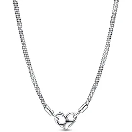 Pandora Gliederhalskette mit Nieten Silber 45cm