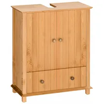 Home Affaire Waschbeckenunterschrank »Vili«, Badezimmerschrank, Badunterschrank mit Schublade, aus Massivholz,