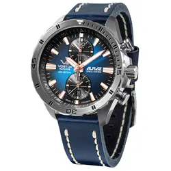 Vostok Europe 6S11-320A675 Herrenuhr Chronograph Almaz Blau