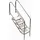 Ideal Edelstahl Modell 08.1 Treppe Miami 119,9 cm x 108,8 cm Edelstahl