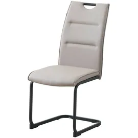 Hti-Living Schwingstuhl 4er Set PU cappuccino