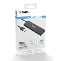 Emtec Ultra Slim USB3.1 4-Port T620A Type-A Classic Hub