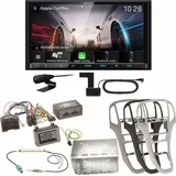 Kenwood DMX8021DABS Android Auto CarPlay Bluetooth Einbauset für Opel Astra J