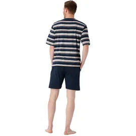 HAJO Pyjama Klima-Light Blau/Grau M