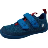 Affenzahn Knit Happy Shark Klettschuh Blau - Blau - 31