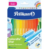 Pelikan Colorella Star C302 Filzstifte farbsortiert, 30