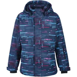 Color Kids Ski Jacket AOP - total eclipse