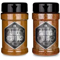 Ankerkraut Africa Desert Dust BBQ-Rub im Streuer & Smoking Zeus BBQ Rub, 200g