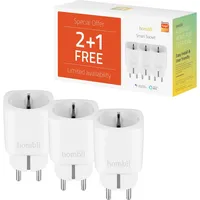 Hombli Smart-Home-Steckdose Weiß 3 St.