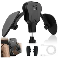 AKKEE Beckenbodentrainer Oberschenkeltrainer 20-60 kg einstellbarer Widerstand, Mit Zählfunktion schwarz