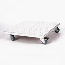 Szagato Rollbrett Aluminium 40x40 cm silberfarben