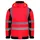 Korntex Unisex Softshell Rain Jacket (Printable) Copenhagen Wasserdichte Warnschutz- Arbeitsjacke, Rot, XL EU