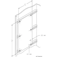 Nvent hoffman NVent Montageplatte, 1800x300 A18SMP3GE