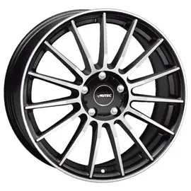 Autec Lamera 7,5 x 17 5 x 114 ET45 Schwarz Matt Poliert