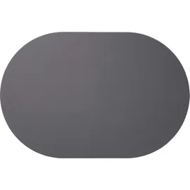 Asa Selection leather optic Tischset oval, basalt