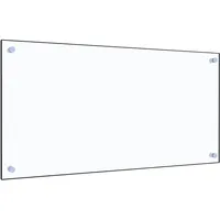 vidaXL Küchenrückwand Transparent 80×40 cm Hartglas