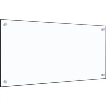 vidaXL Küchenrückwand Transparent 80×40 cm Hartglas