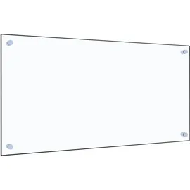 vidaXL Küchenrückwand Transparent 80×40 cm Hartglas