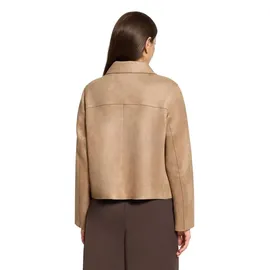 Cartoon Casual-Jacke mit Eingrifftaschen in Braun - 36