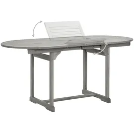 vidaXL Garten-Essgruppe 7-tlg. grau 47278